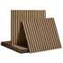 10PCS Peel and Stick Wall Panels Tiles 68X68CM Self Adhesive for Home Office Studio Brown