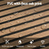 10PCS Peel and Stick Wall Panels Tiles 68X68CM Self Adhesive for Home Office Studio Brown