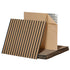 10PCS Peel and Stick Wall Panels Tiles 68X68CM Self Adhesive for Home Office Studio Brown