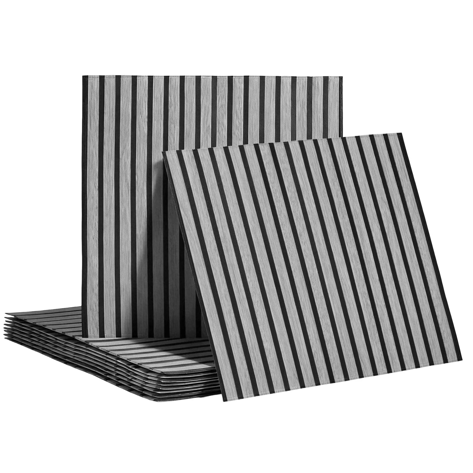 10PCS Peel and Stick Wall Panels Tiles 68X68CM Self Adhesive for Home Office Studio Grey