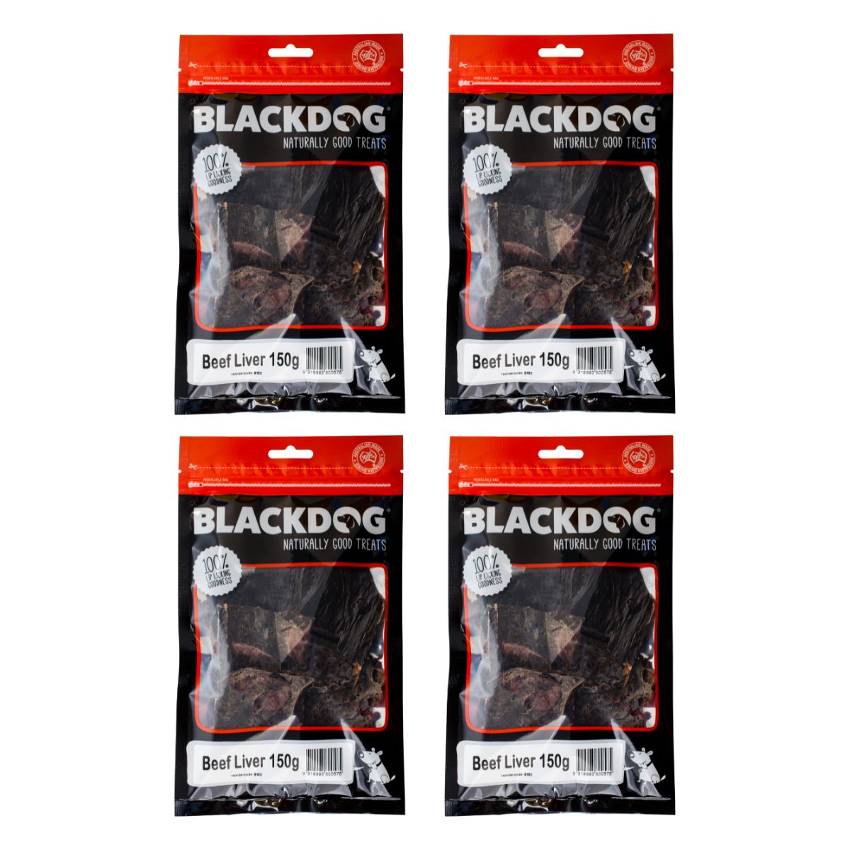 Blackdog Beef Liver 150g x 4pk-1973193584769372160