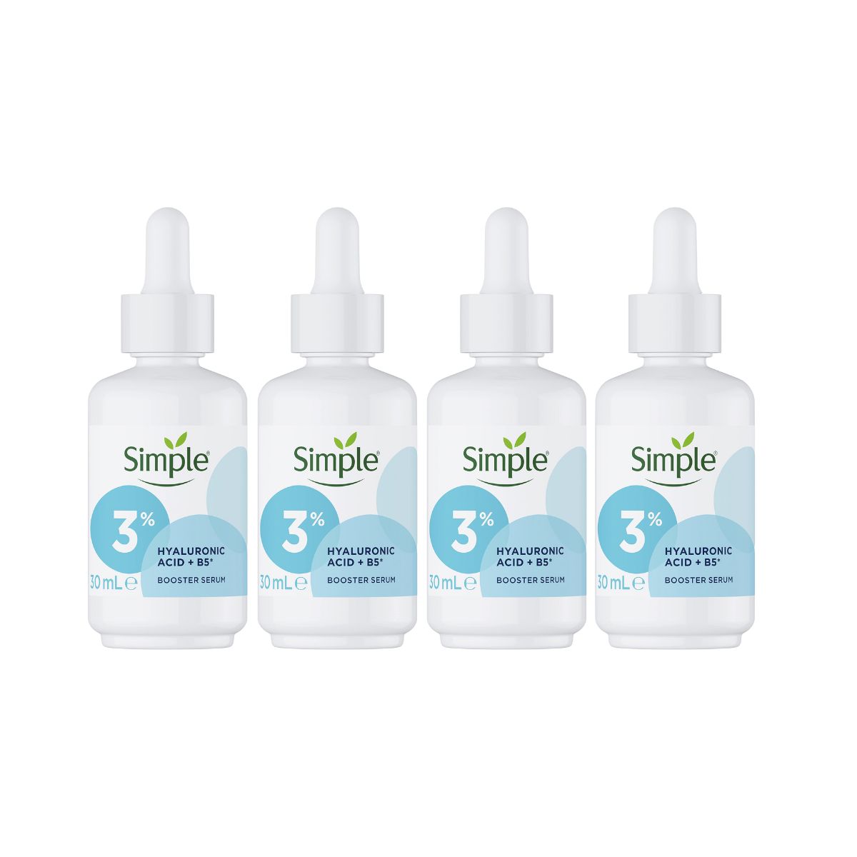 4x Simple Booster Serum 3% Hyaluronic Acid and B5-1996005543419973634