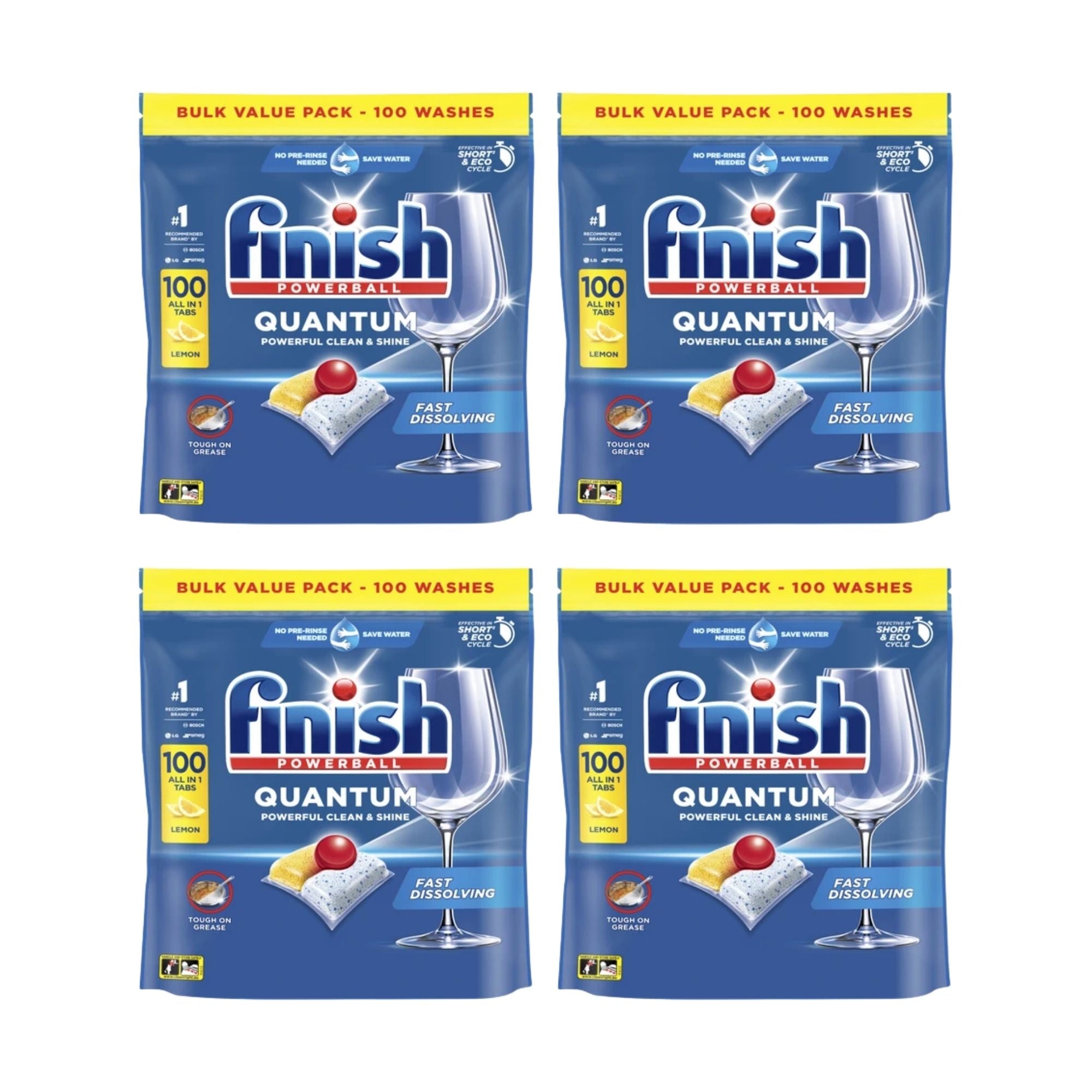 Finish Quantum Lemon x 400 Dishwasher Tablets-2100002236447985664