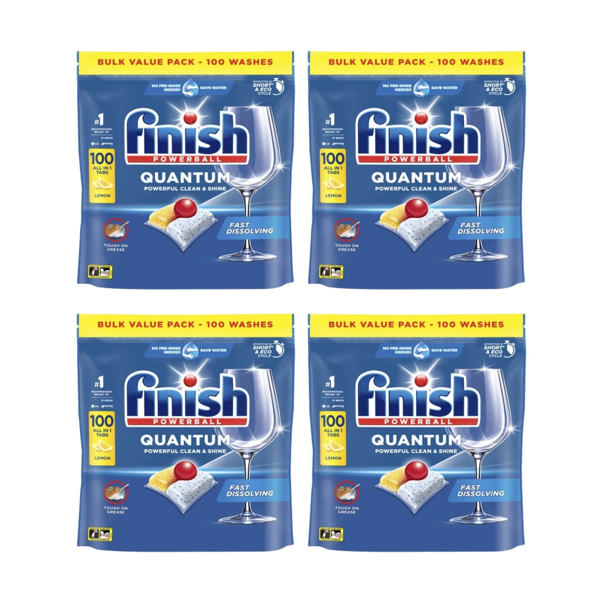 Finish Quantum Lemon x 400 Dishwasher Tablets-2100002236447985664