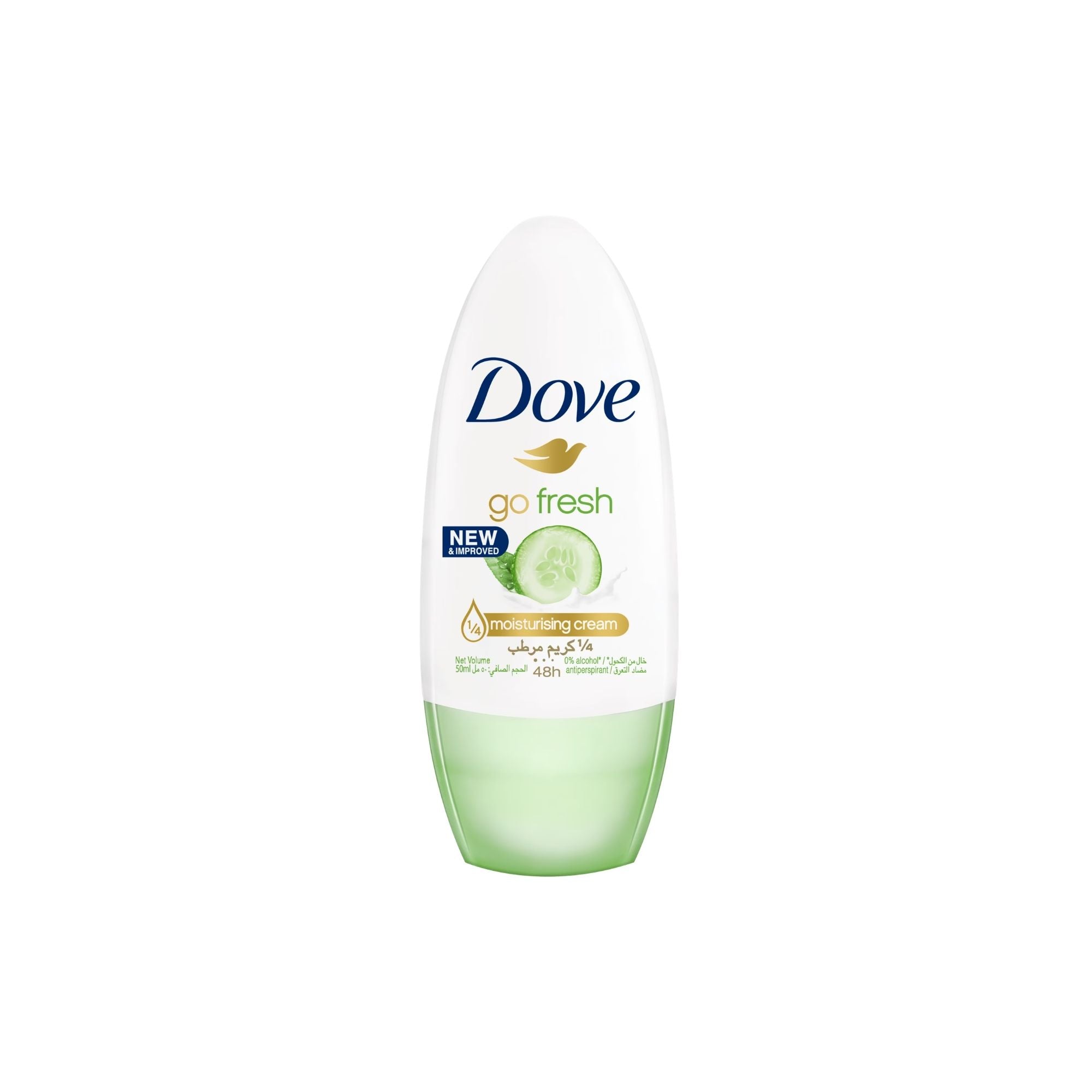 Dove 40ml Go Fresh Cucumber & Green Tea  Roll On Deodorant-2100034945484460032