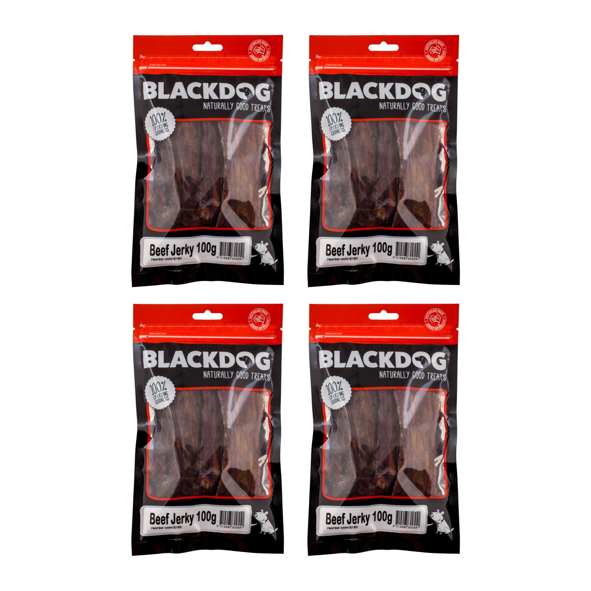 Blackdog Beef Jerky 100g x 4pk-2006733399364079616