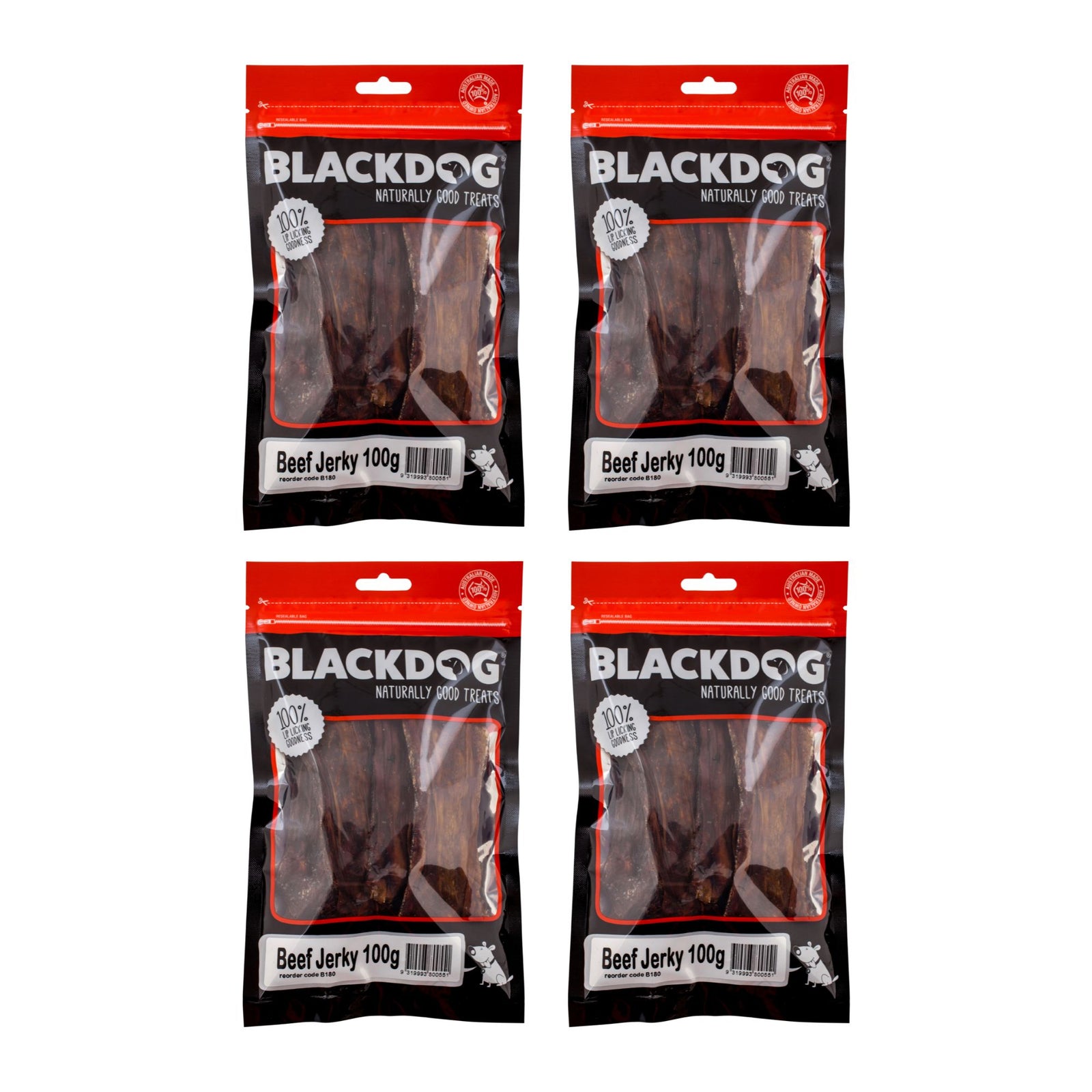 Blackdog Beef Jerky 100g x 4pk-2006733399364079616