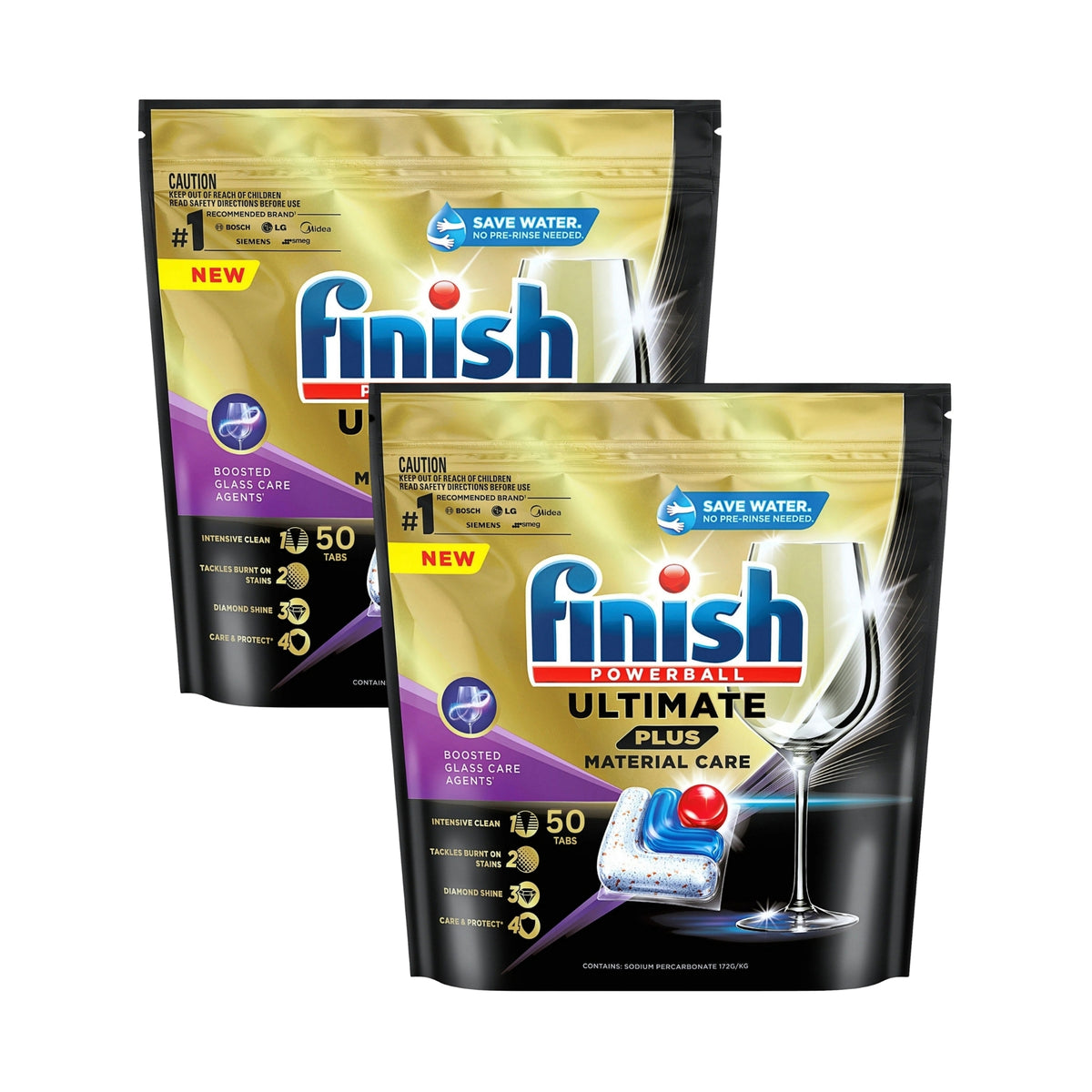Finish Ultimate Plus Material Care x 100 Dishwasher Tablets-2109799591317278721
