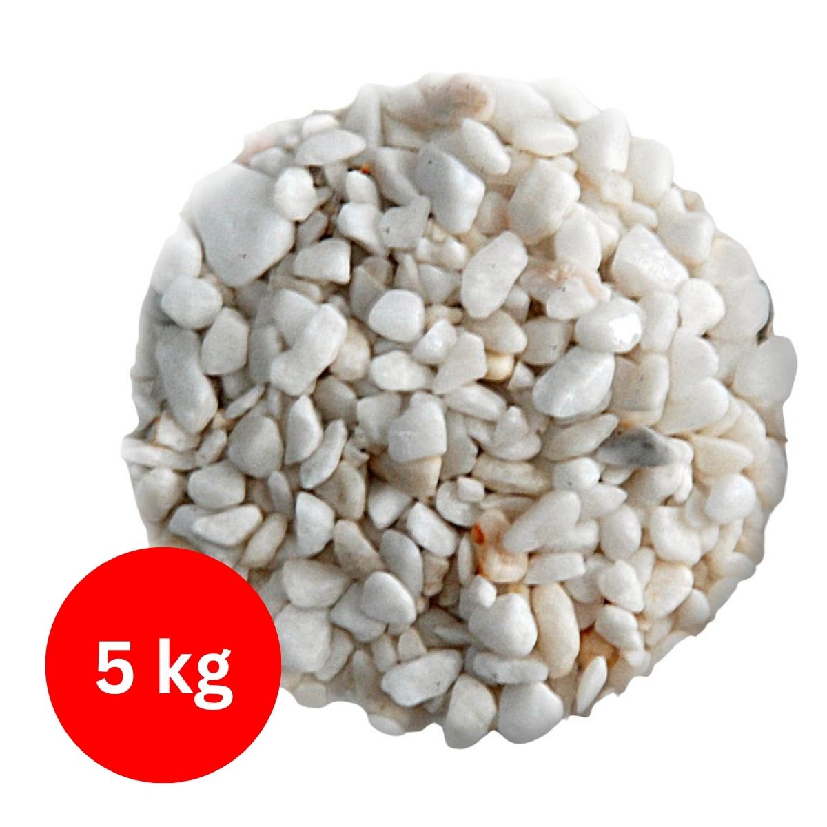 Showmaster 4-6mm Snow White Pebbles 5kg-1996009963436249088