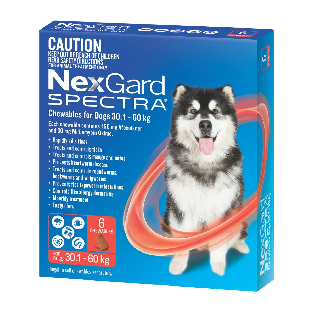 NexGard Spectra Dogs 30.1-60kg 6pk-2006732766615572482