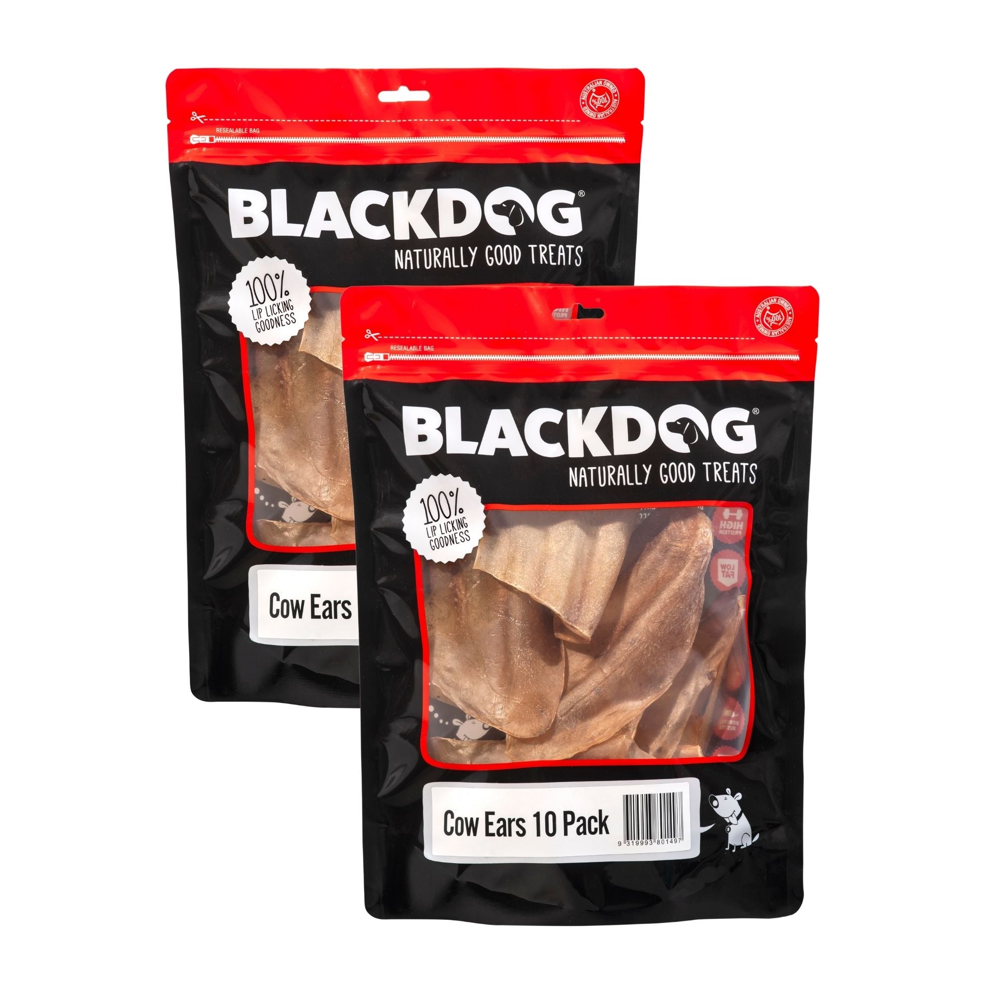 Blackdog Cow Ears 10 Pack x 2pk-2006733403470303233