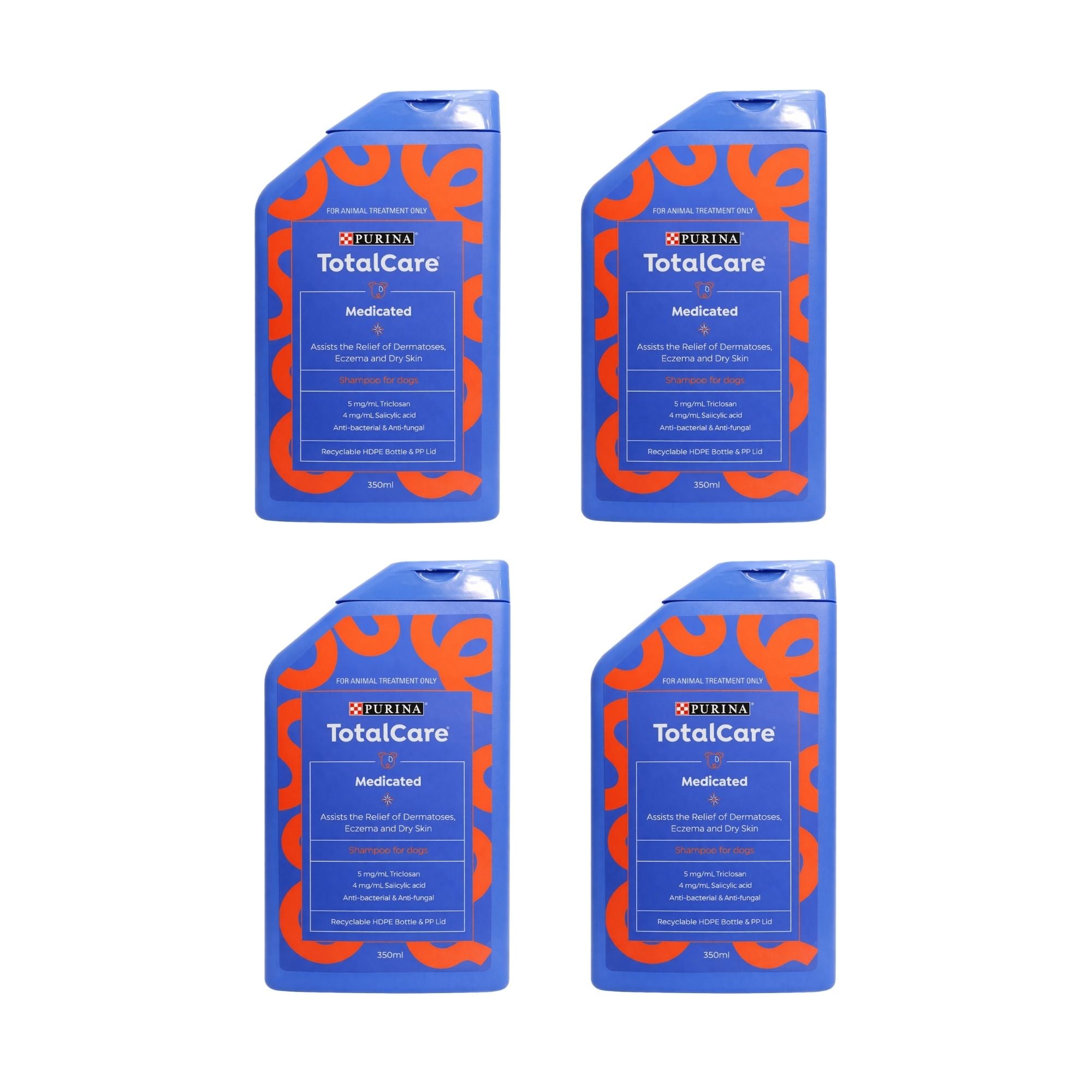 Purina 350ml Total Care Medicated Dog Shampoo  x4-2100034995472175104