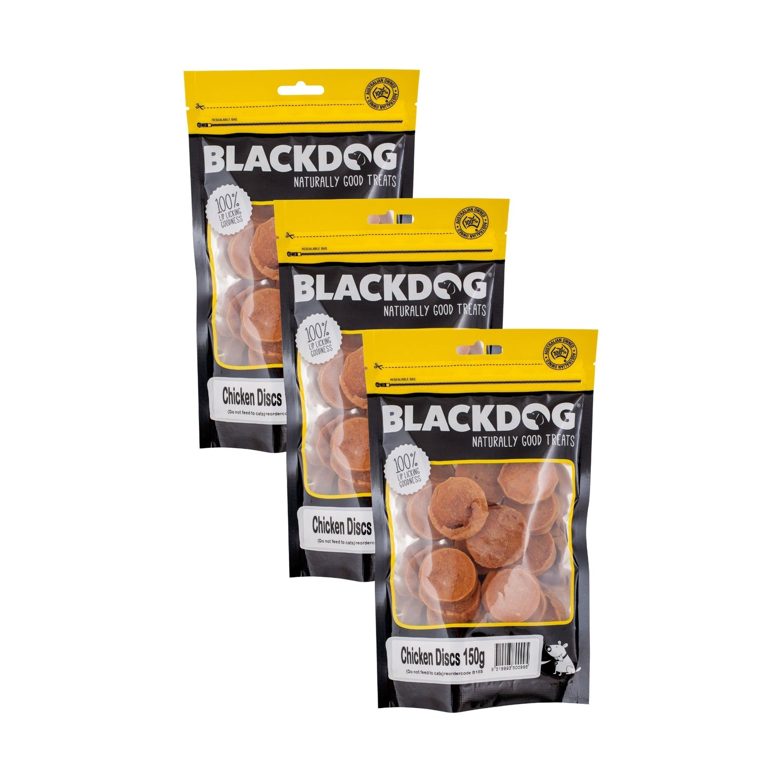 Blackdog Chicken Discs 150g x 3pk-2006733399963865088