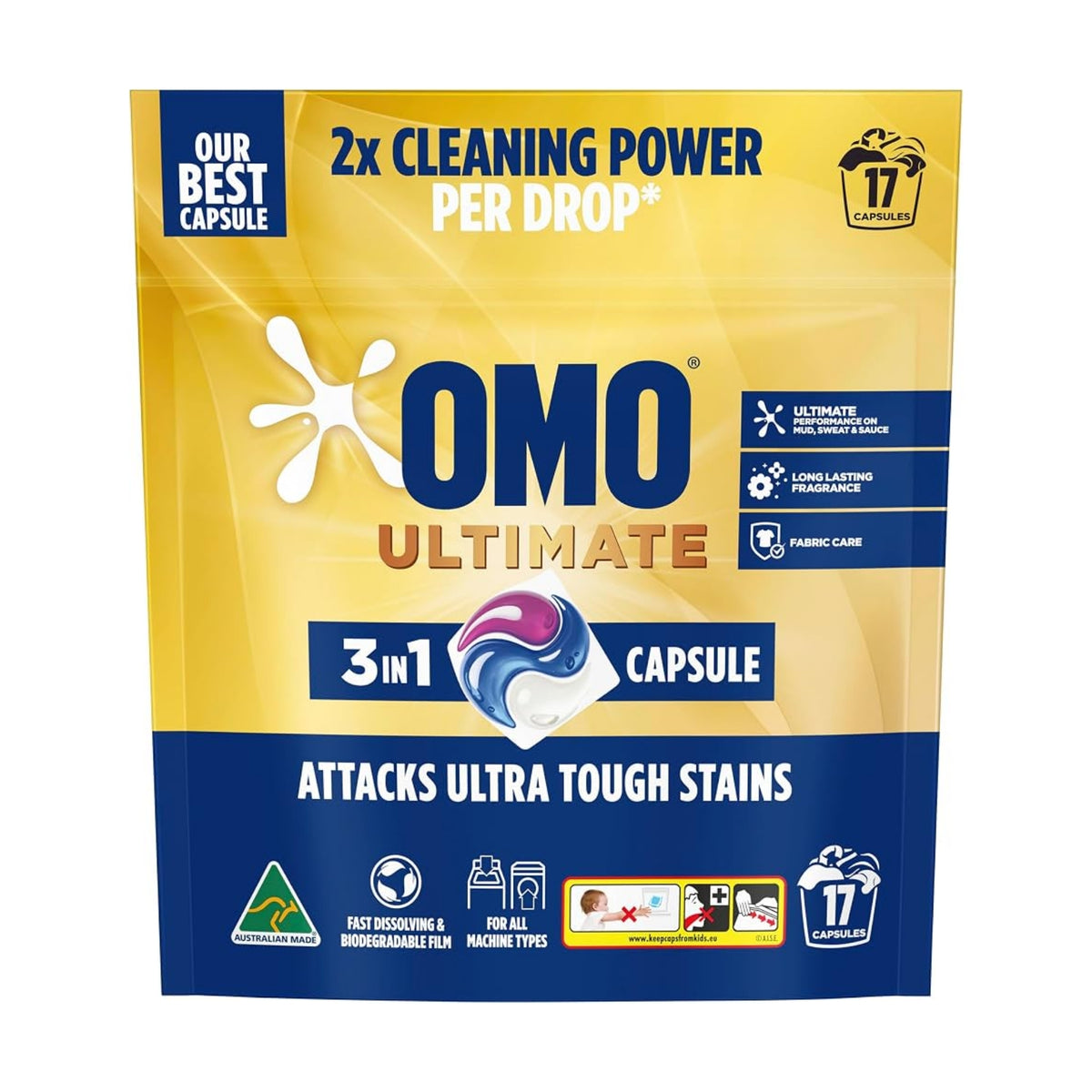 Omo Ultimate 3in1 x 17 Laundry Capsules-2100034983916867584