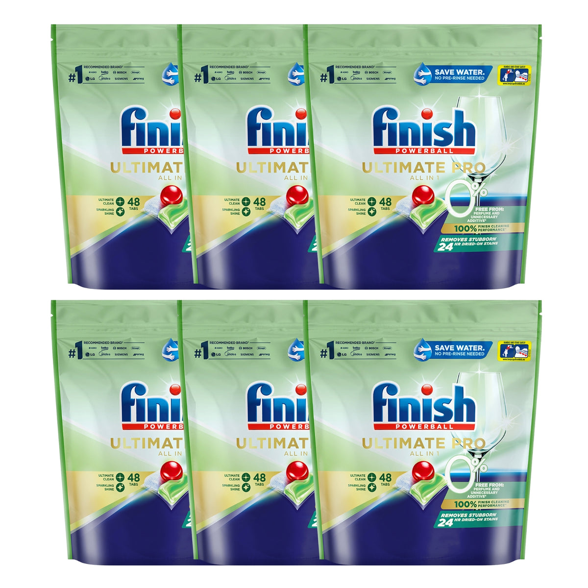Finish Ultimate Pro 0% x 288 Dishwashing Tablets-2050056851445387264