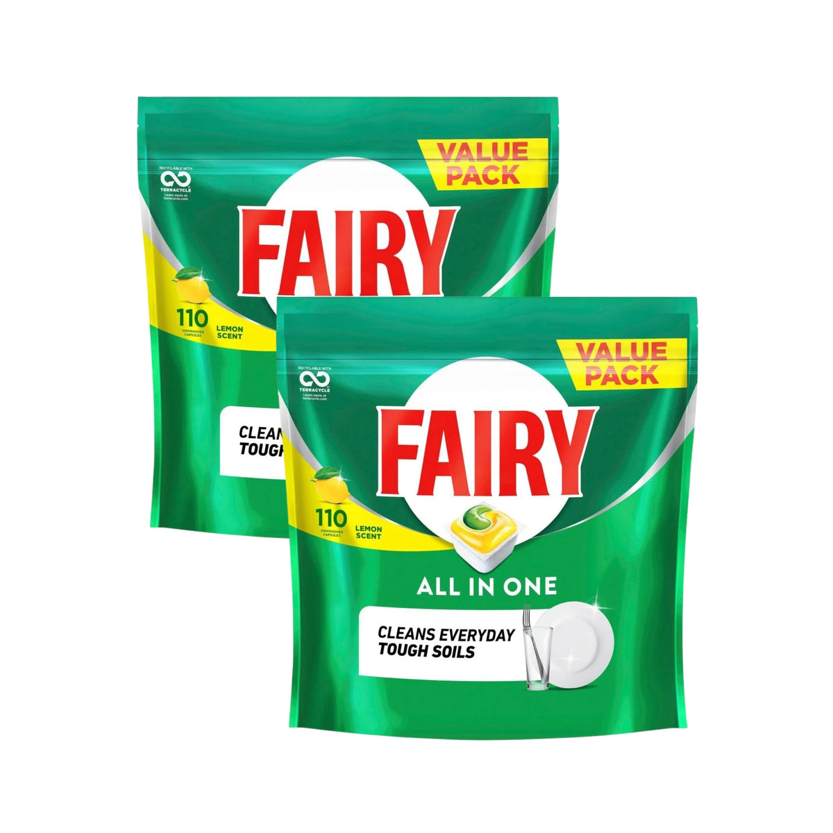 Fairy All in One x 220 Lemon Dishwasher Tablets-2100034950152720384