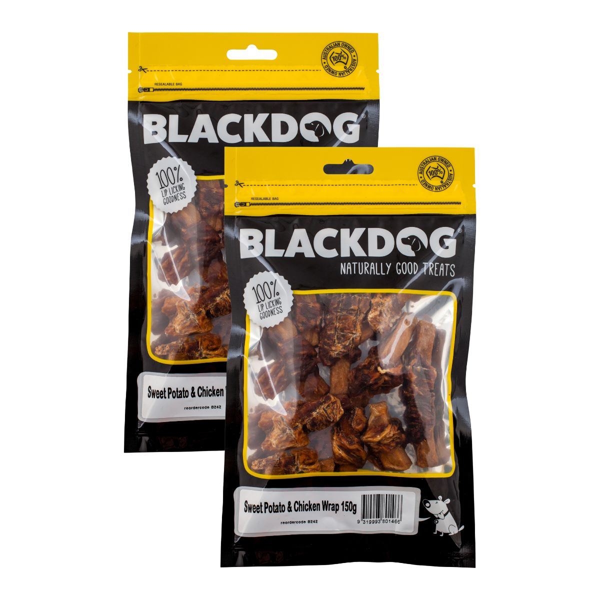 Blackdog Sweet Potato & Chicken 150g x 2pk-2006732750589136898