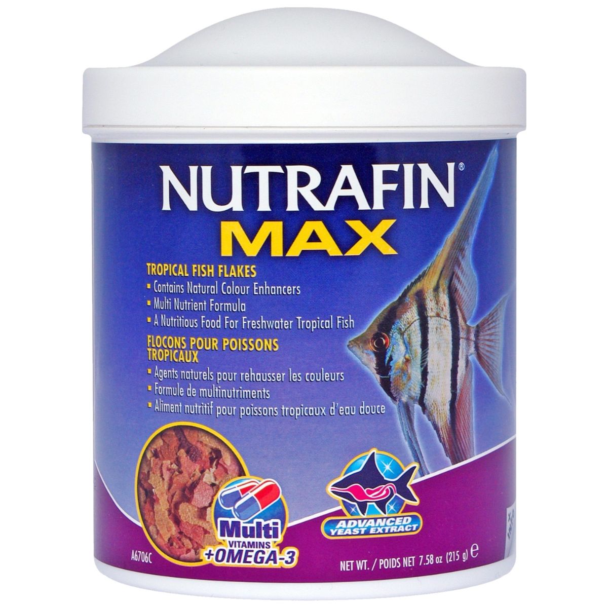 Nutrafin Max Tropical Fish Flakes 215g-1996009961490092032