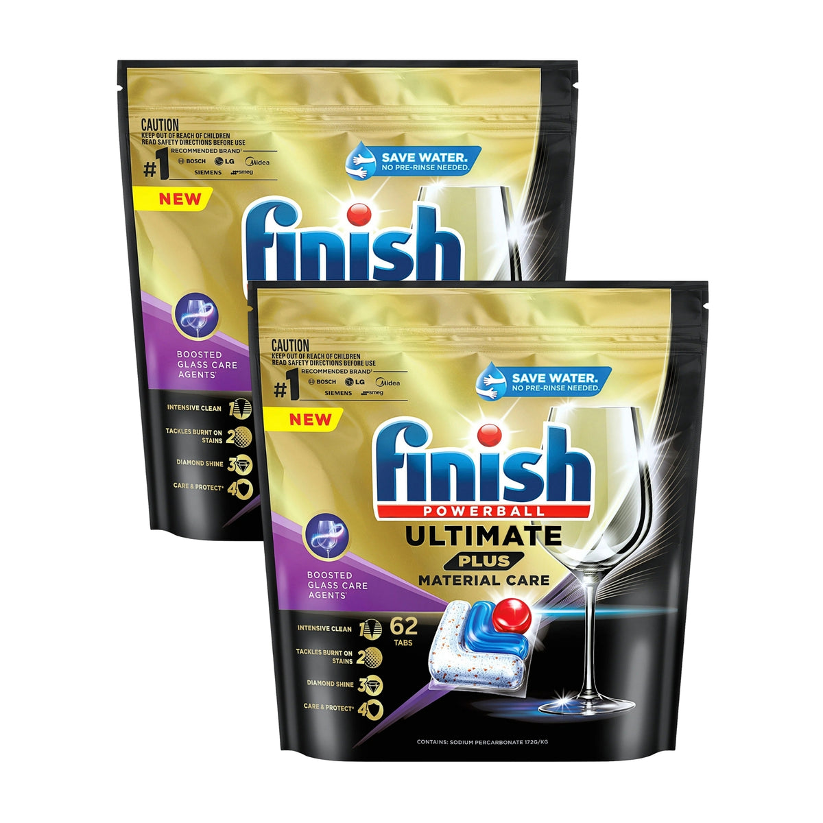 Finish Ultimate Plus Material Care x 124 Dishwasher Tablets-2100034955617898496