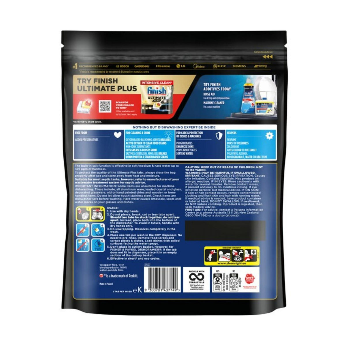 Finish Ultimate Plus x 216 Lemon Dishwasher Tablets-2100034954086977537