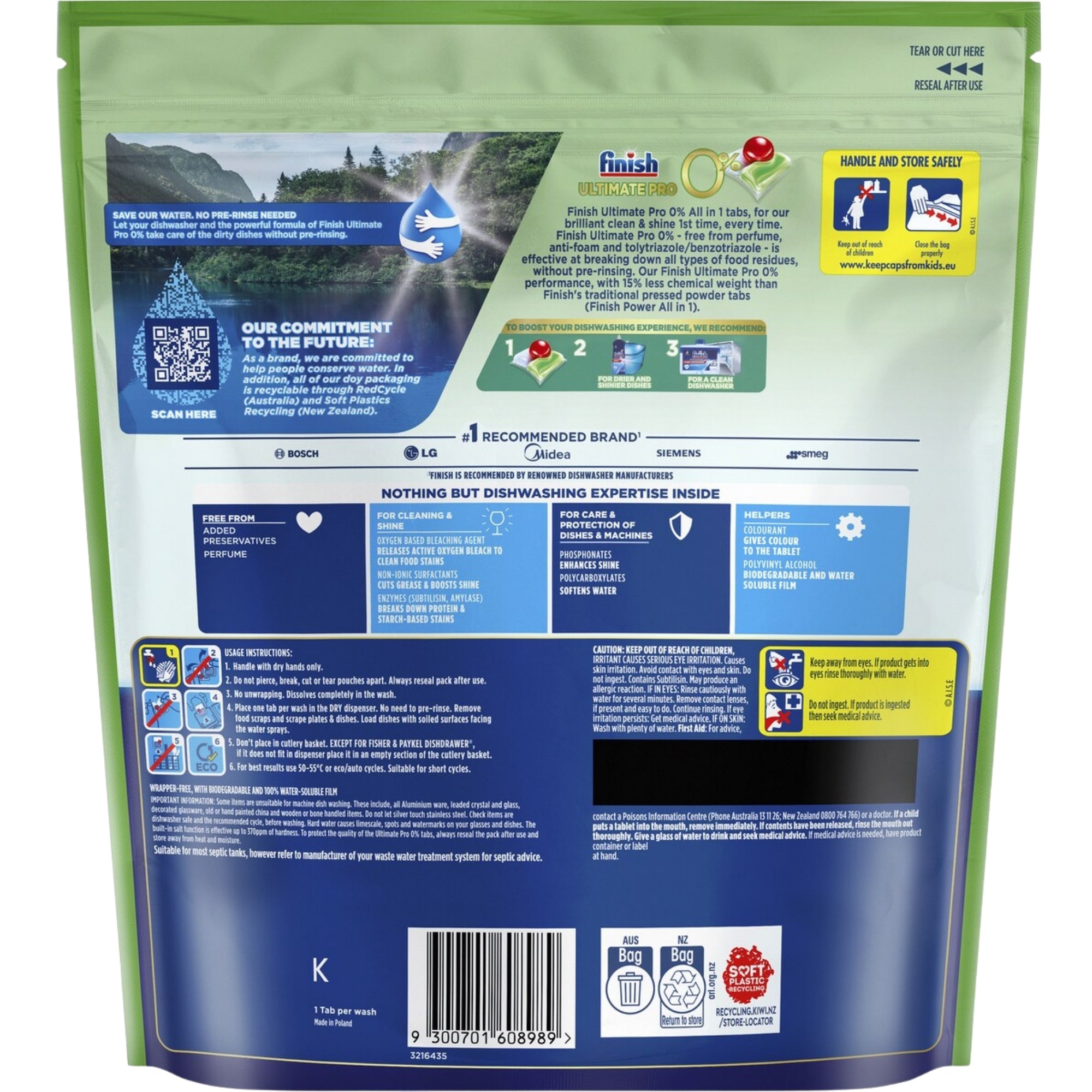 Finish Ultimate Pro 0% x 240 Dishwashing Tablets-2050056851281809409