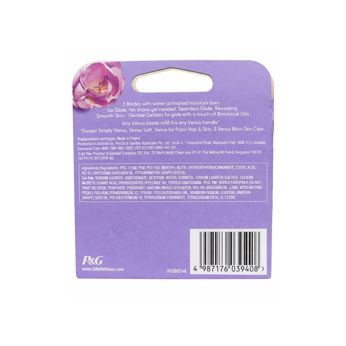 Gillette Venus Comfort Glide Freesia 4pk x2-2100034959313080321