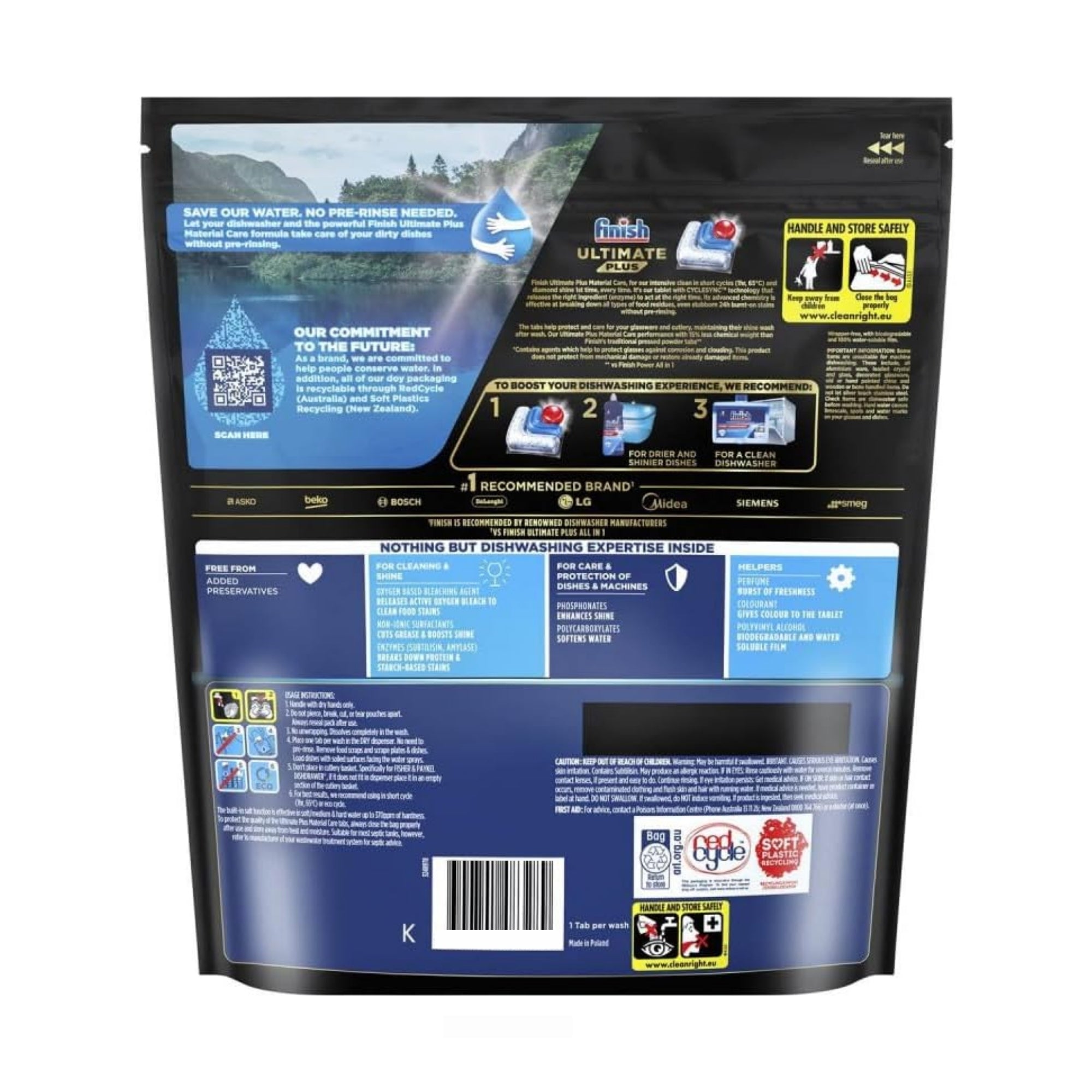 Finish Ultimate Plus Material Care x 100 Dishwasher Tablets-2109799591317278722