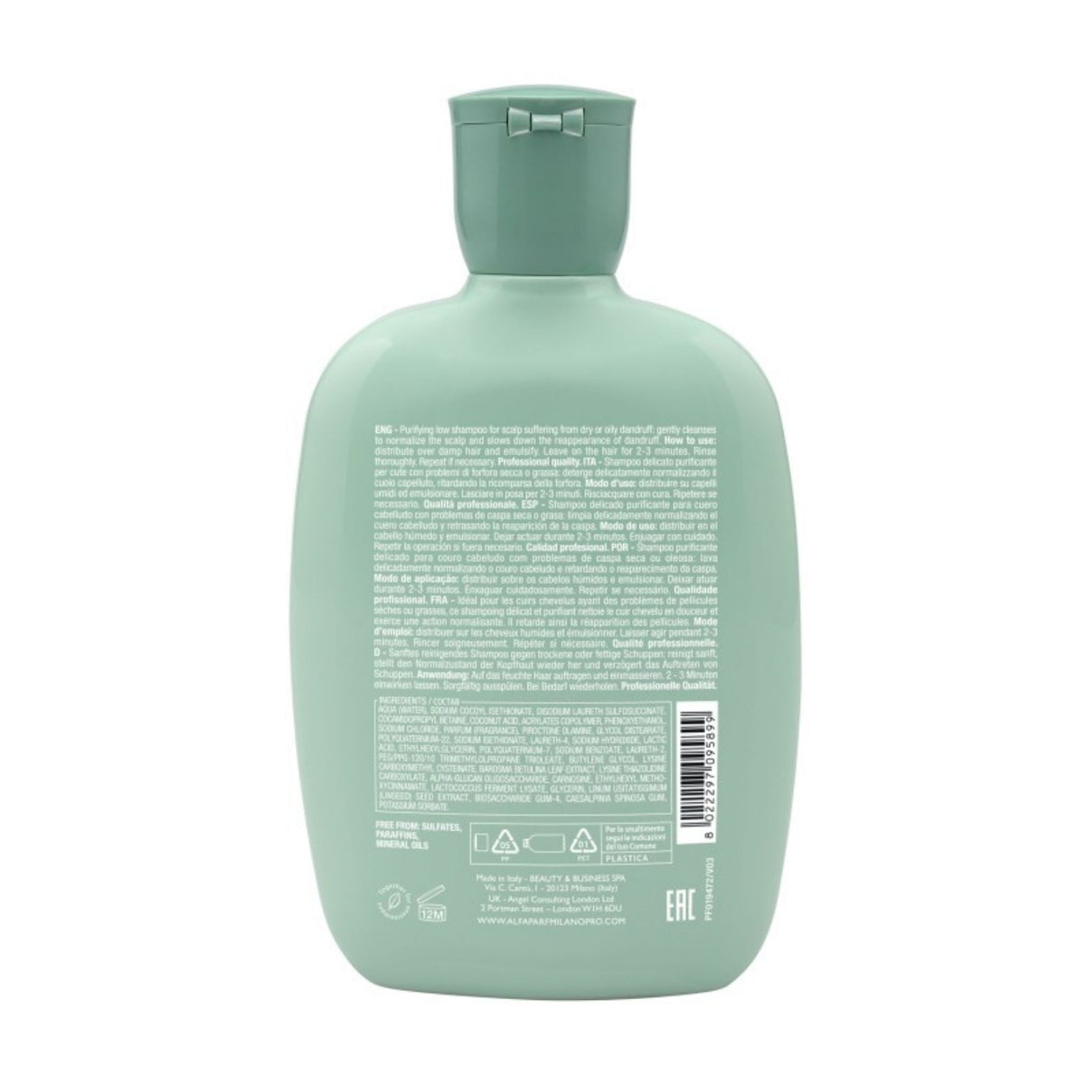 Alfaparf Milano 250ml Semi Di Lino Scalp Rebalance Balancing Low Shampoo-2100034930703732737