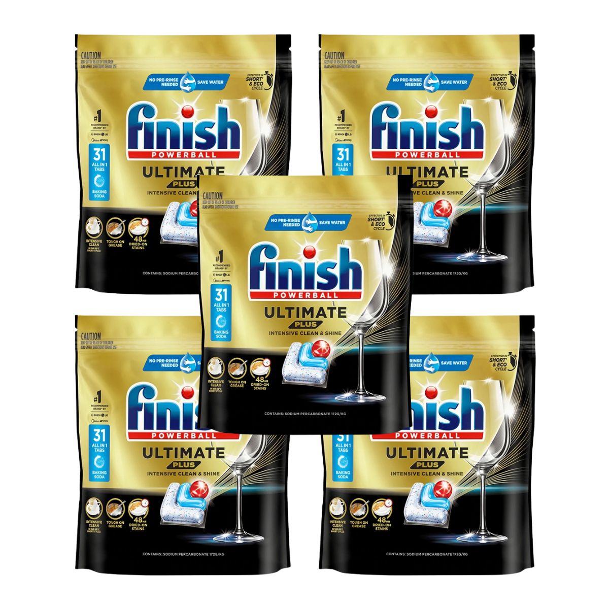 Finish Ultimate Plus x 155 Baking Soda Dishwasher Tablets-1973193596073021442