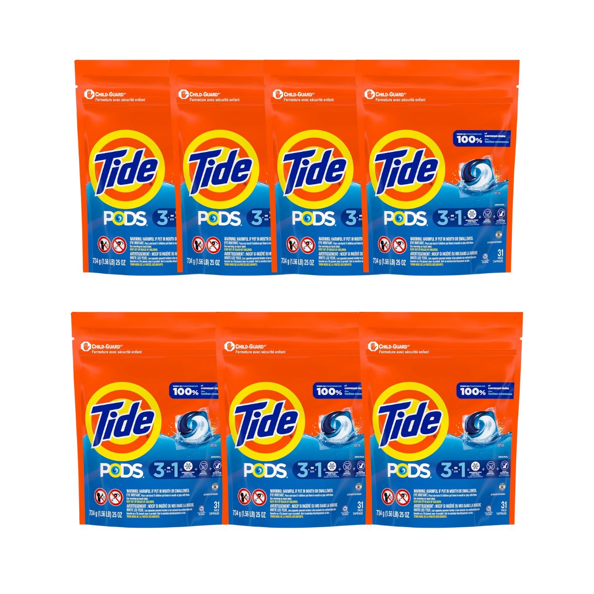 Tide 3in1 217 Clean Breeze Laundry Pods-1973194179773337600
