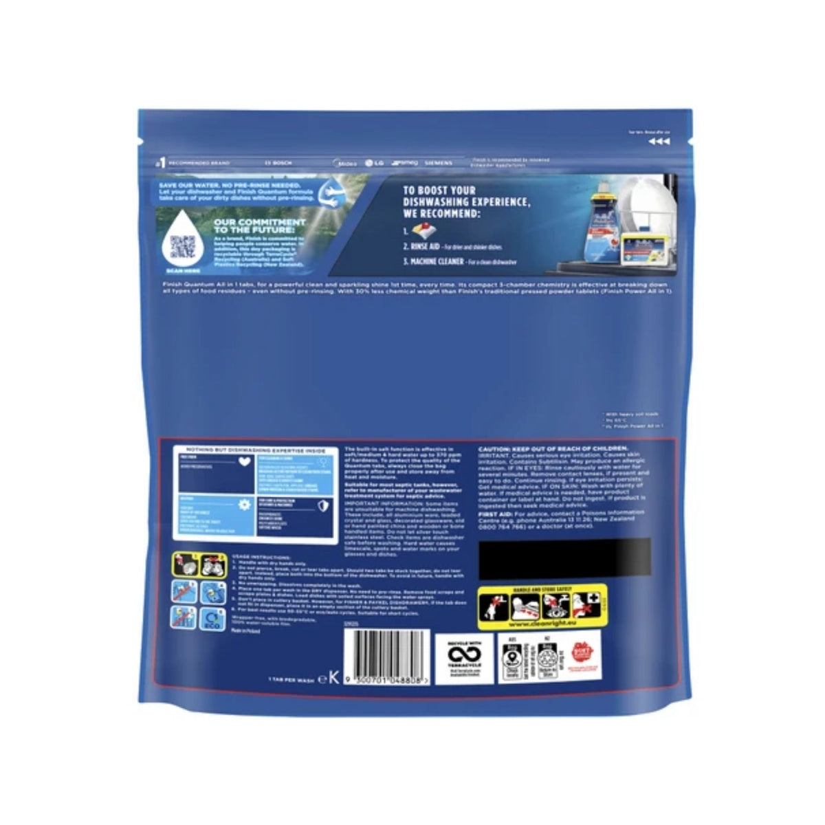 Finish Quantum Lemon x 400 Dishwasher Tablets-2100002236447985665