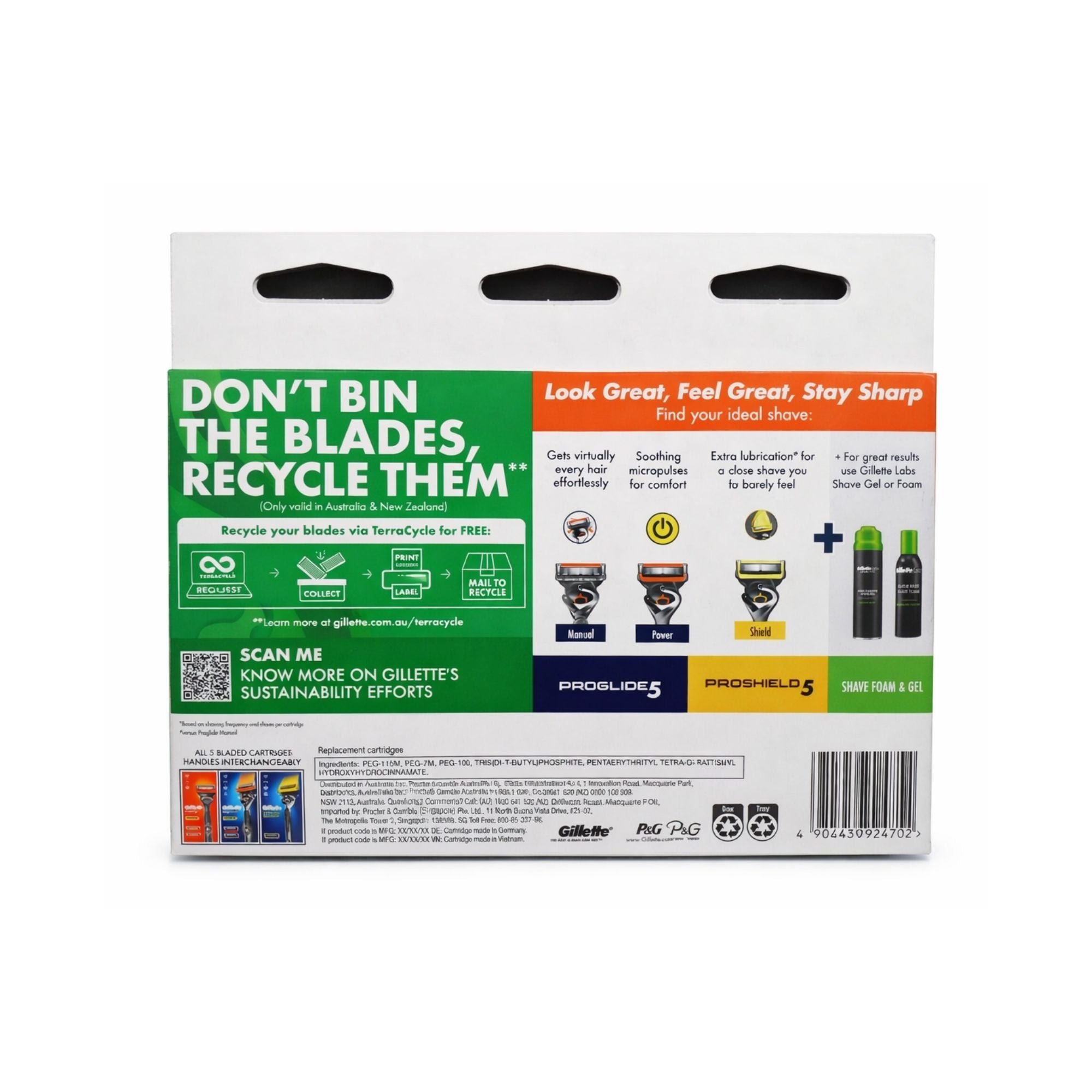 Gillette Pro Glide 5 Cartridges 5pk x3-2100034961166962689