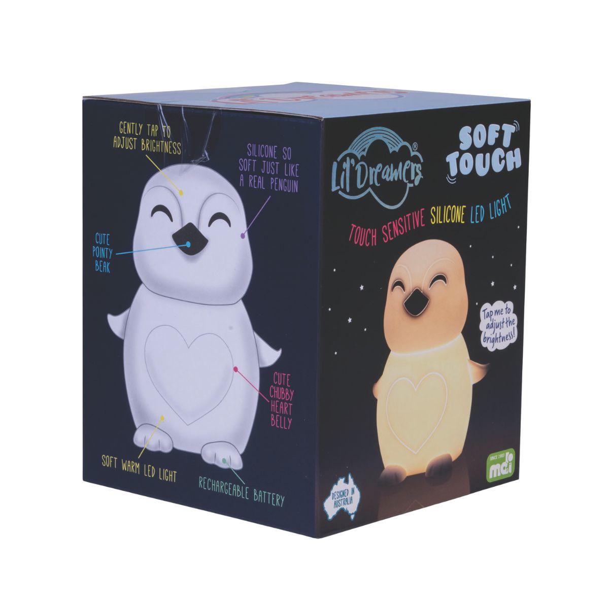 Lil' Dreamers Penguin Soft touch LED Light-1984023730225025026