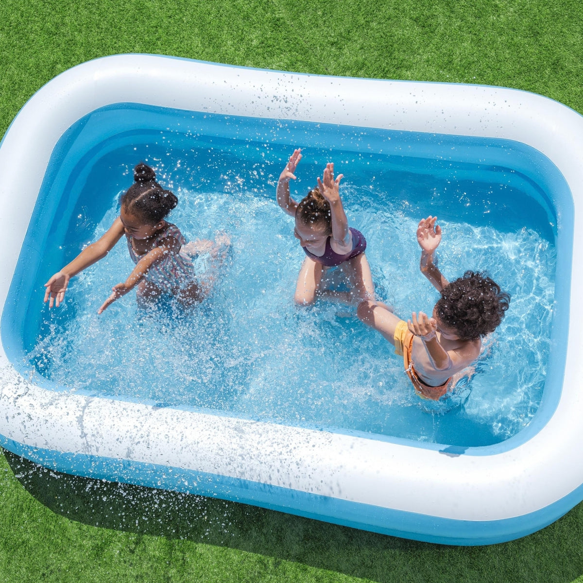 Bestway Rectangular Blue Family Pool-2109799586175062020
