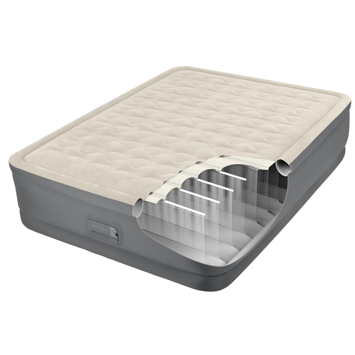 Intex Queen Premaire II Elevated Airbed W/ Fiber-Tech-2050056776736444419