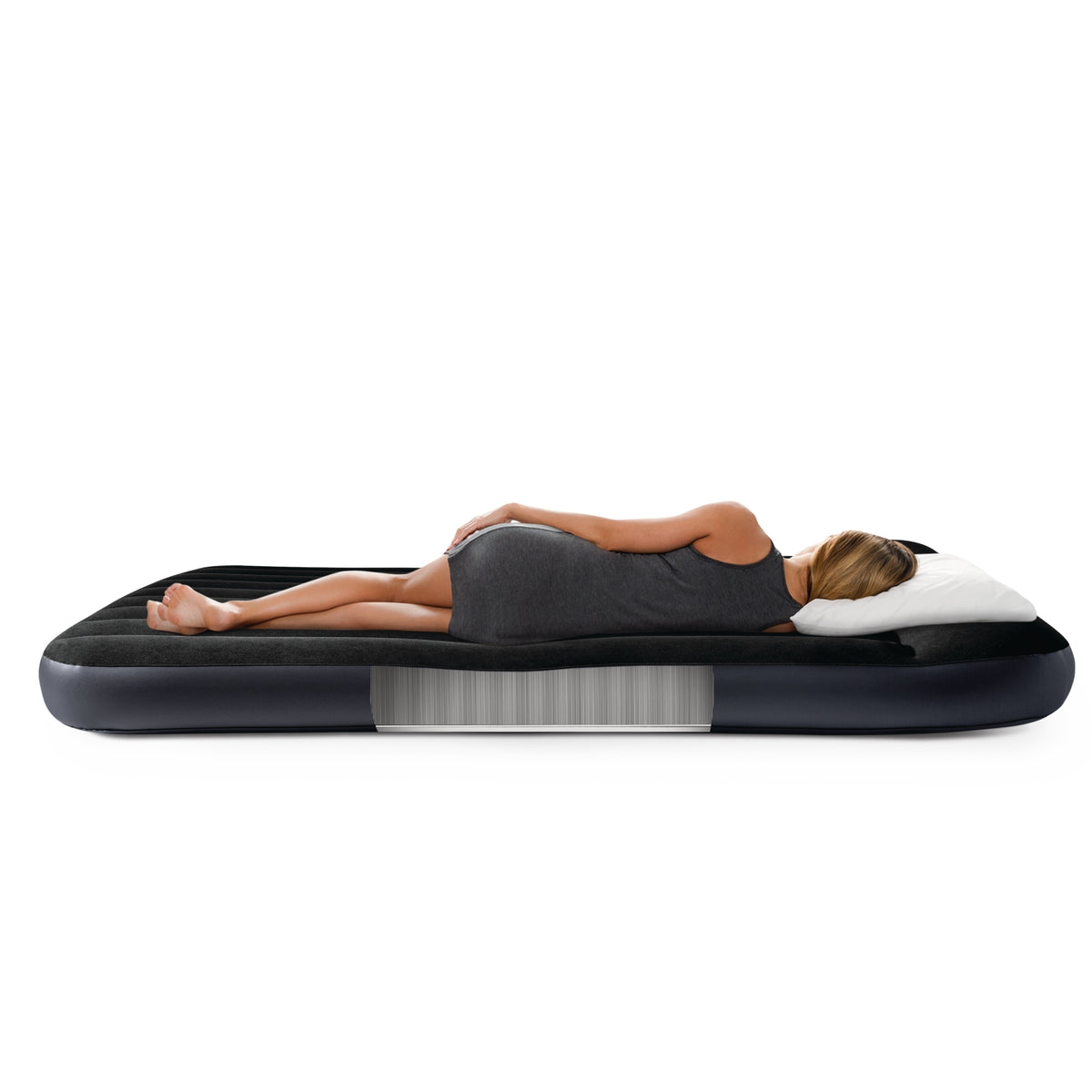 Intex Queen Pillow Rest Classic Airbed W/ Fiber-Tech-2050056776405094404