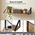 Levede Floating Wall Shelves 3Pcs Rustic Wooden Storage Display Bookshelf Rack-2072893562307088389