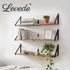 Levede Floating Wall Shelves 3Pcs Rustic Wooden Storage Display Bookshelf Rack-2072893562307088391