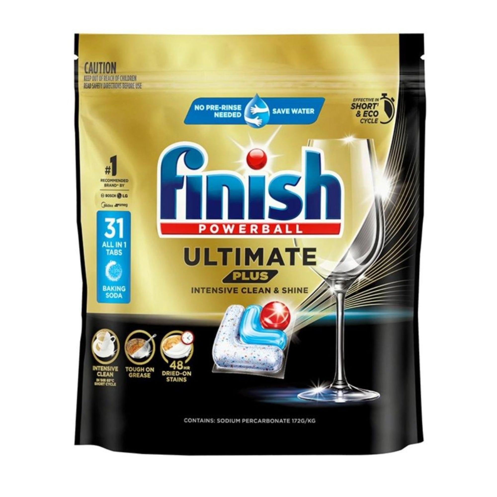 Finish Ultimate Plus x 31 Baking Soda Dishwasher Tablets-1996009958340169728