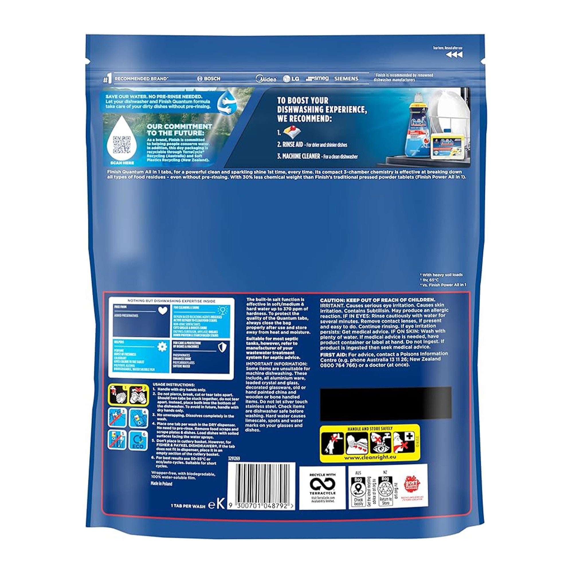 Finish Quantum x 90 Dishwasher Tablets-1996009958650548225