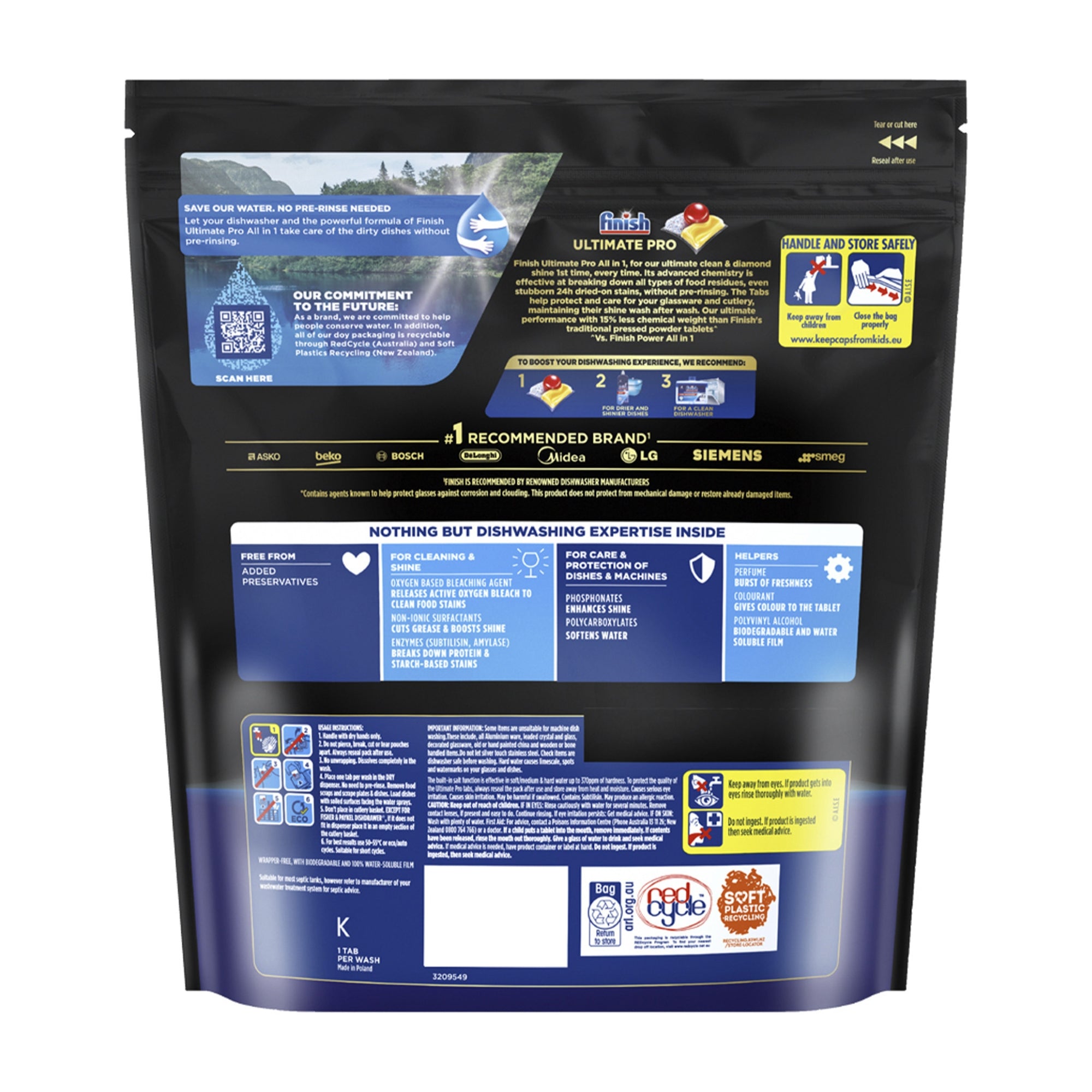 Finish Ultimate Pro x 32 Baking Soda Dishwasher Tablets-1996009958184980481