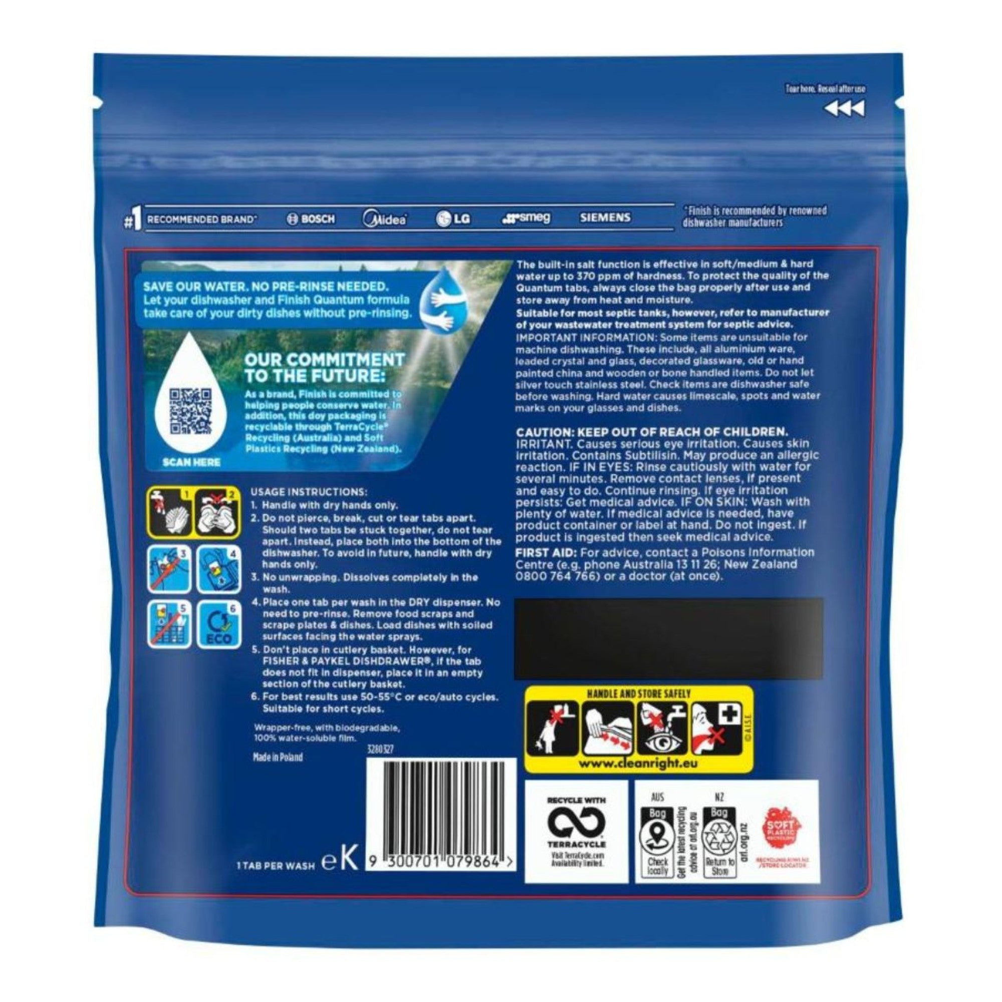 Finish Quantum Lemon x 360 Dishwasher Tablets-1996009961171324929