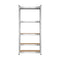5 Tier Storage Shelving Rack Heavy Duty Steel Garage Warehouse Shelf Silver