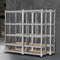 4X 5 Tier Storage Shelving Unit 150kg Garage Warehouse Rack Silver