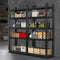 5‑Tier Storage Shelf – Heavy‑Duty 150kg/Tier, Steel Frame, Black (2‑Pack)