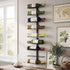 Artiss Wall Mounted Wine Rack – 9‑Bottle Metal Storage, Black, Space‑Saving