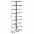 Artiss Wall Mounted Wine Rack – 9‑Bottle Metal Storage, Black, Space‑Saving