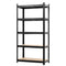 Garage Shelving 1.6X0.8m Warehouse Shelves Storage Rack Pallet Racking Black