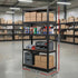 Garage Shelving 1.6X0.8m Warehouse Shelves Storage Rack Pallet Racking Black