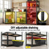 Garage Shelving 1.6X0.8m Warehouse Shelves Storage Rack Pallet Racking Black